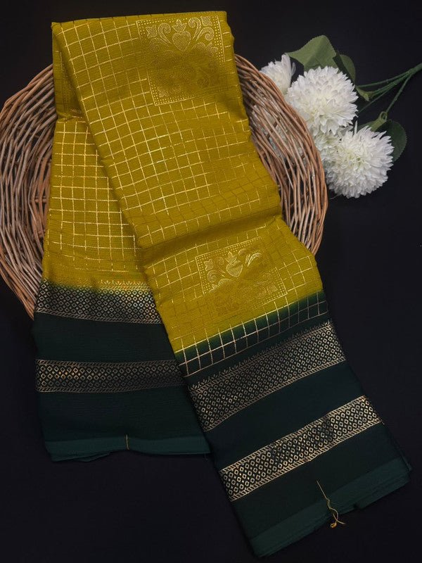 Deepika Foil Print Crepe Saree for Party Wear Women