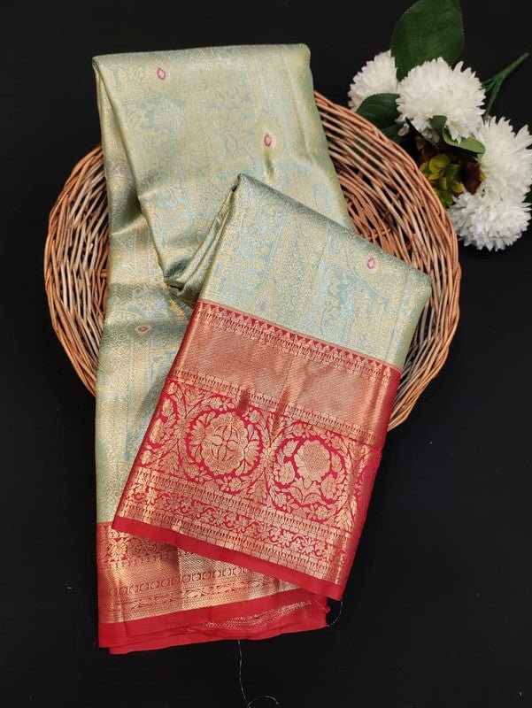 Dharmavaram Tissue Saree DTS10 - Sri Sakthi Pugazh Tex - Tissue type