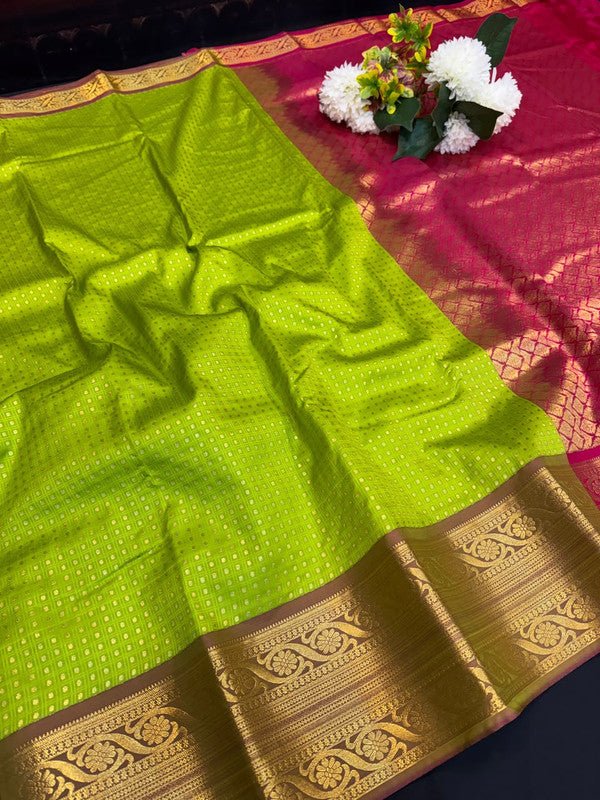 Diya Saree (1000 Putta Saree) DS15 - Sri Sakthi Pugazh Tex - Soft Silk