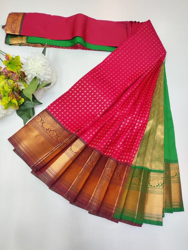 Diya Soft Silk Thousand Butta Saree for Women