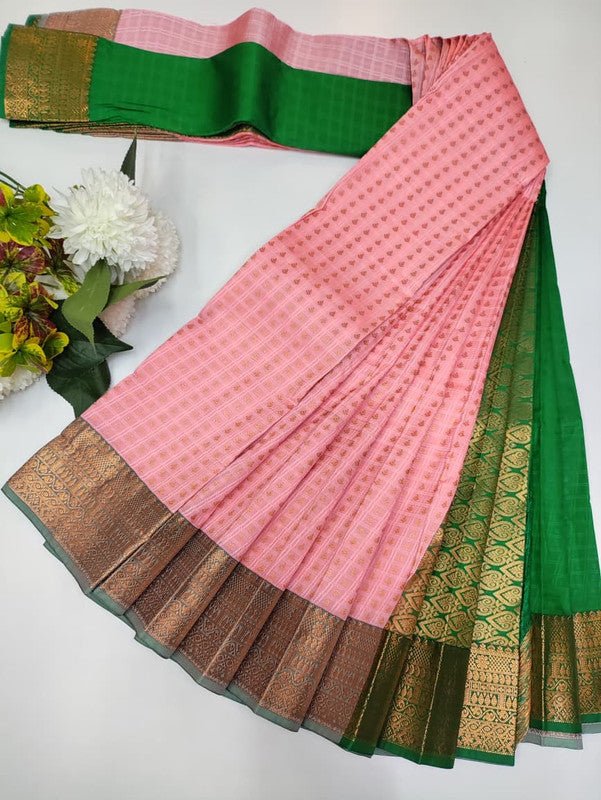 Diya Soft Silk Thousand Butta Saree for Women