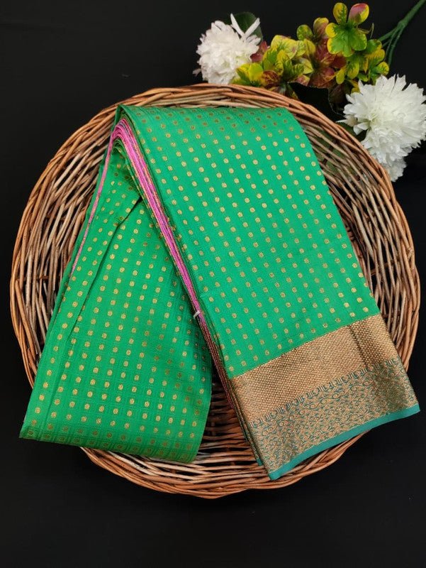 Diya Soft Silk Thousand Butta Saree for Women