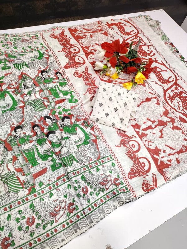 Kalamkari Cotton Saree LKC39