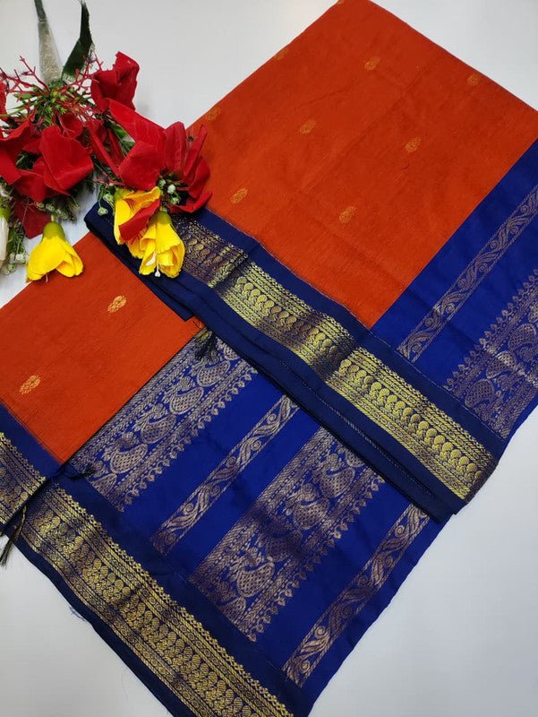 Kalyani Cotton Saree in premium Zari Cotton fabric for festive wear