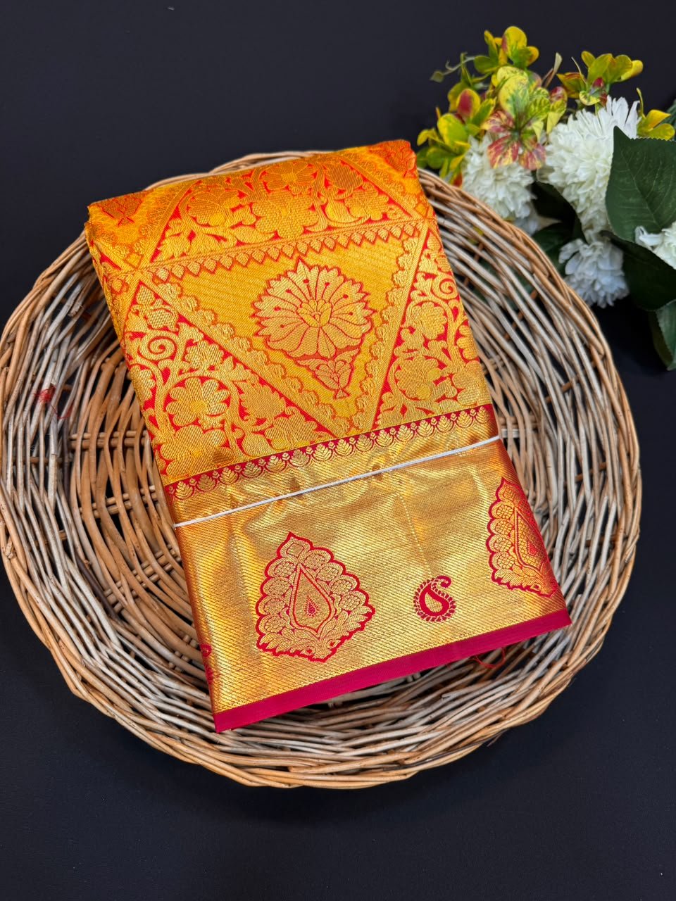 Kanmani Pattu Mix Wedding Saree – Elegant Traditional Silk Look| PW33 - Sri Sakthi Pugazh Tex - Pattu Silk