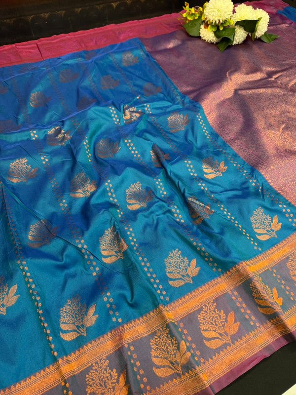 Kannamma Soft Silk Saree with Zari Work for Women
