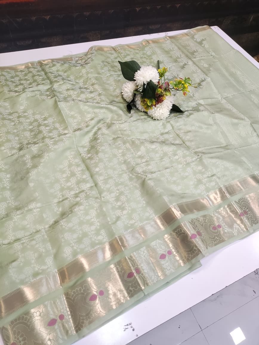 Karishma Brasso Zari Saree for |Party & Festive Wear| KB03 - Sri Sakthi Pugazh Tex - Varanasi