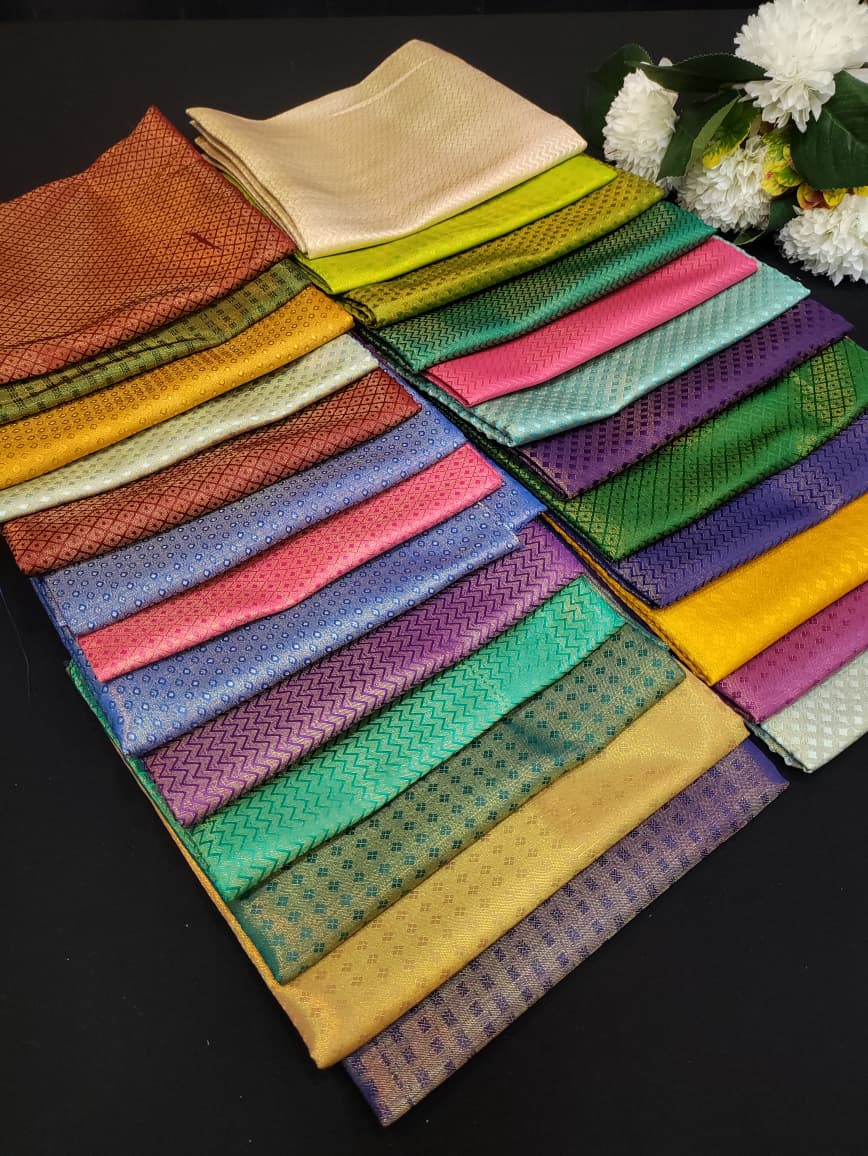 Karishma Silk Blouse Pieces for Women | Jaquard | BP02 - Sri Sakthi Pugazh Tex - Blouse