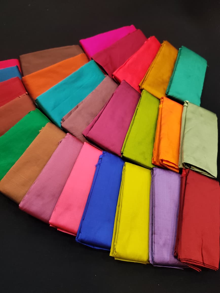 Karishma Silk Blouse Pieces for Women | Plain | BP01 - Sri Sakthi Pugazh Tex - Blouse