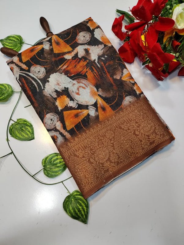 Kiara Digital Printed Saree KR06