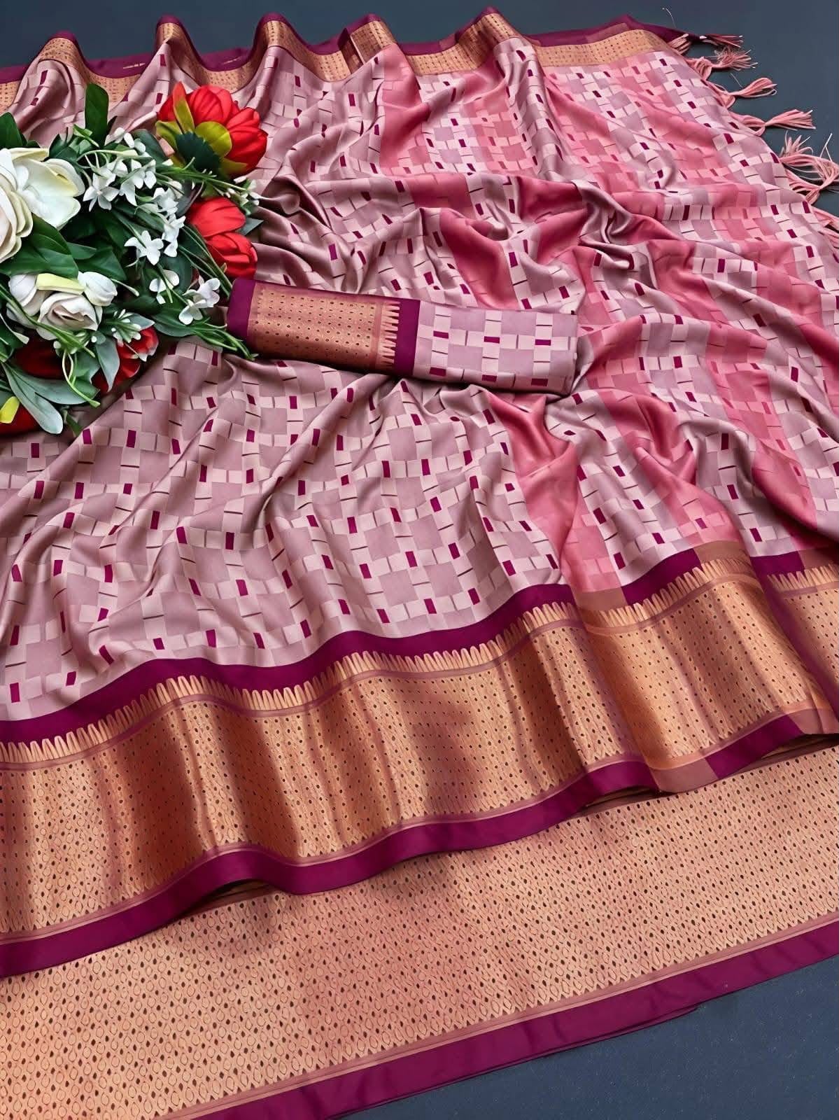 Kottanch Mayil Zari Silk Saree for |Party & Festival Wear| MSK08 - Sri Sakthi Pugazh Tex - Soft Silk Saree