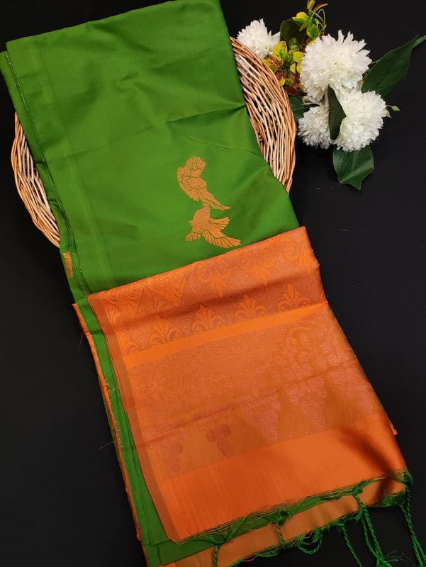 Kural Soft Silk (Aadi Offer BT-3)Take 5 Each Saree Rs.399/- KR139 - Sri Sakthi Pugazh Tex - Soft Silk
