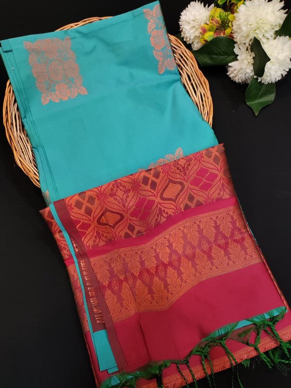 Kural Soft Silk (Aadi Offer BT-5) Take 5 Each Saree Rs.399/- KR184 - Sri Sakthi Pugazh Tex - Soft Silk