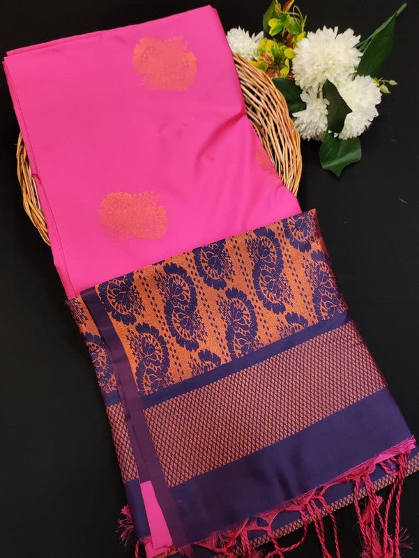 Kural Soft Silk (Aadi Offer BT-5) Take 5 Each Saree Rs.399/- KR201 - Sri Sakthi Pugazh Tex - Soft Silk