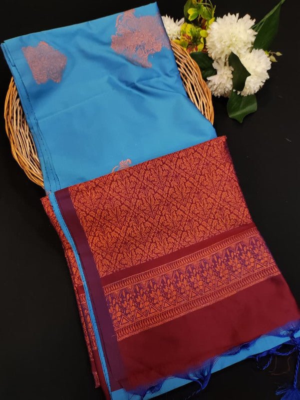 Kural Soft Silk (Aadi Offer BT-5) Take 5 Each Saree Rs.399/- KR212 - Sri Sakthi Pugazh Tex - Soft Silk