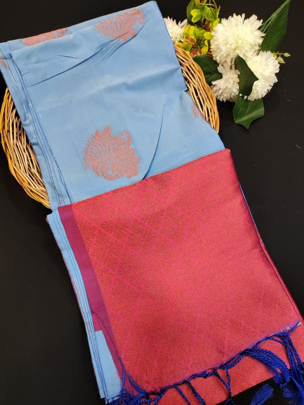Kural Soft Silk (Aadi Offer BT-5) Take 5 Each Saree Rs.399/- KR218 - Sri Sakthi Pugazh Tex - Soft Silk