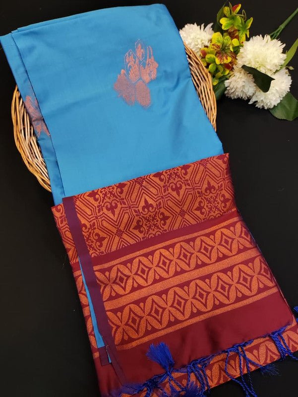 Kural Soft Silk (Aadi Offer BT-6) Take 5 Each Saree Rs.399/- KR239 - Sri Sakthi Pugazh Tex - Soft Silk
