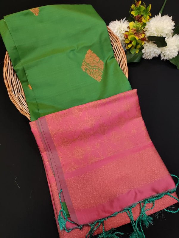 Kural Soft Silk (Aadi Offer BT-6) Take 5 Each Saree Rs.399/- KR258 - Sri Sakthi Pugazh Tex - Soft Silk