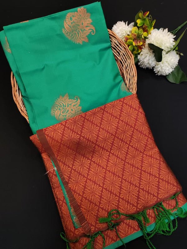 Kural Soft Silk (Aadi Offer BT-8) Take 5 Each Saree Rs.399/- KR333 - Sri Sakthi Pugazh Tex - Soft Silk