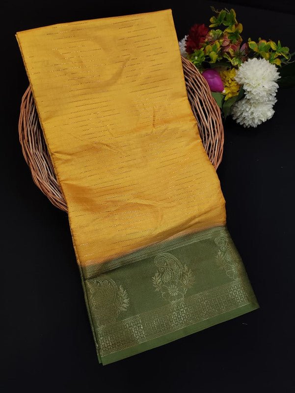 Lotus Fancy Saree in fancy fabric with zari and print design