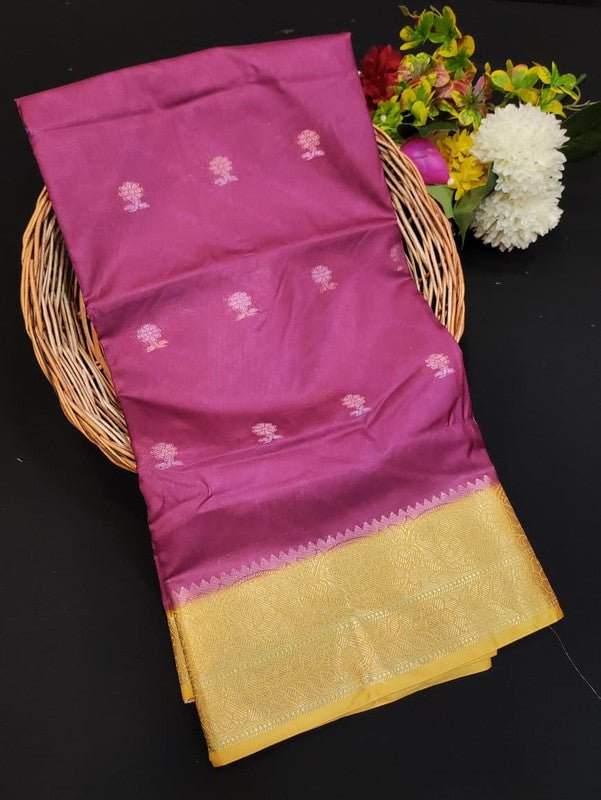 Lotus Fancy Saree in fancy fabric with zari and print design
