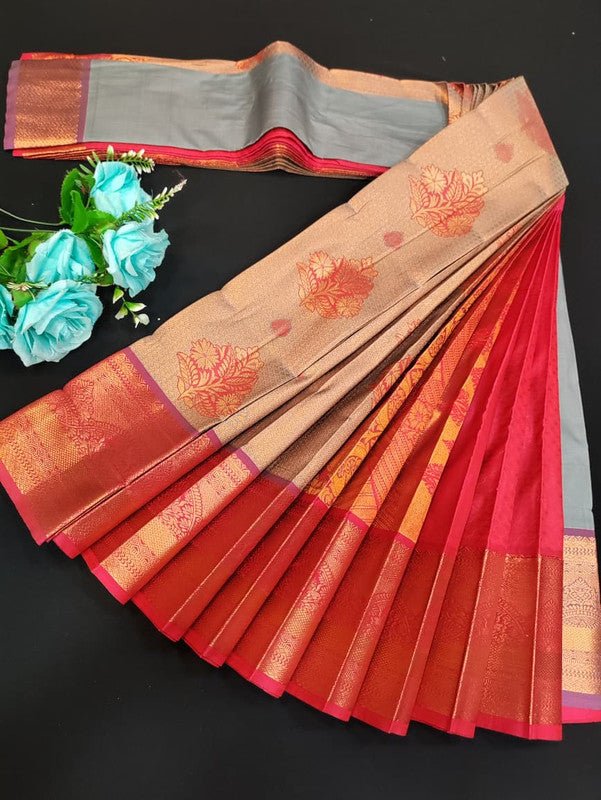 Luxury Rapier Saree with zari work for party wear