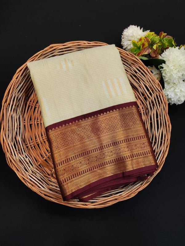 Luxury Semi Silk Saree for Women – Elegant Party Wear