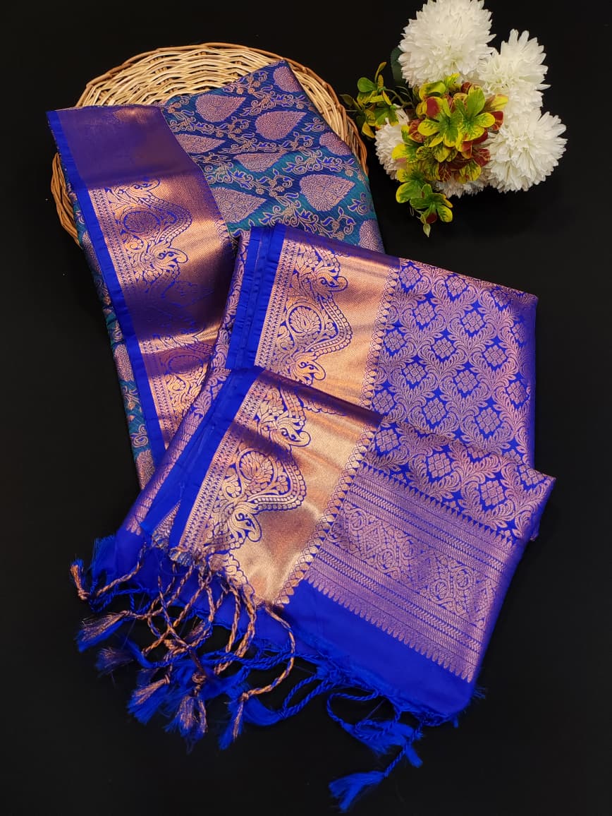 Women's Mahalakshmi Full Zari Rapier Saree for traditional occasions