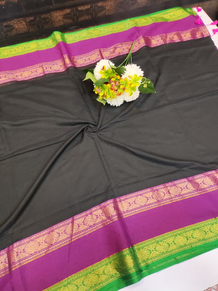 Mal Cotton Saree |Zari Saree| MC05 - Sri Sakthi Pugazh Tex MC05 - Cotton Saree