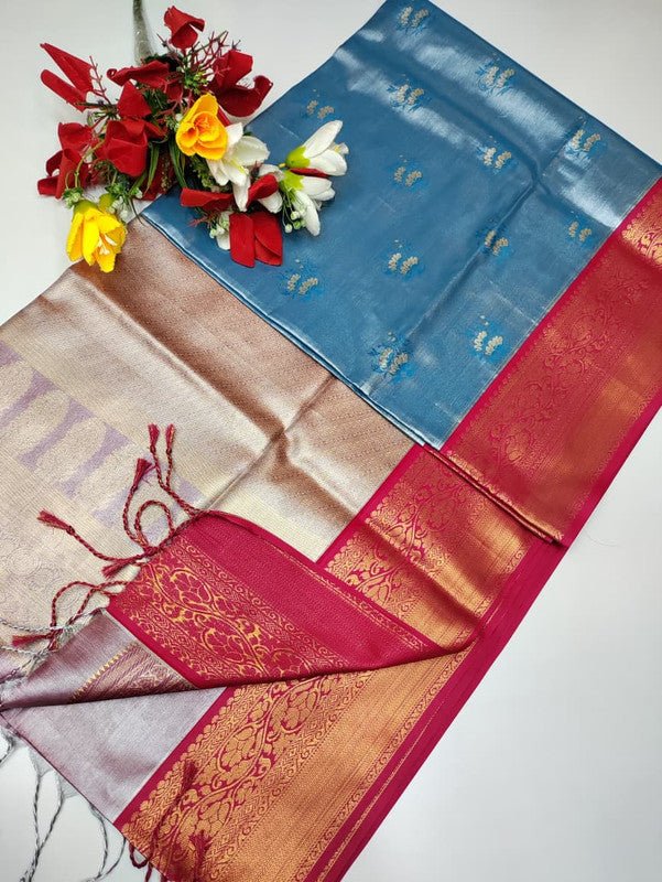 Mirror Tissue Saree MRR04