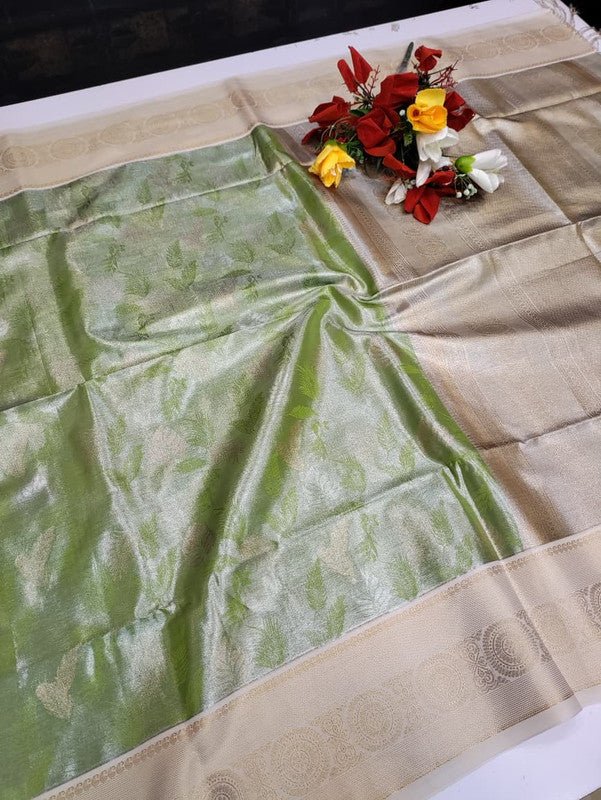 Mirror Tissue Saree MRR39