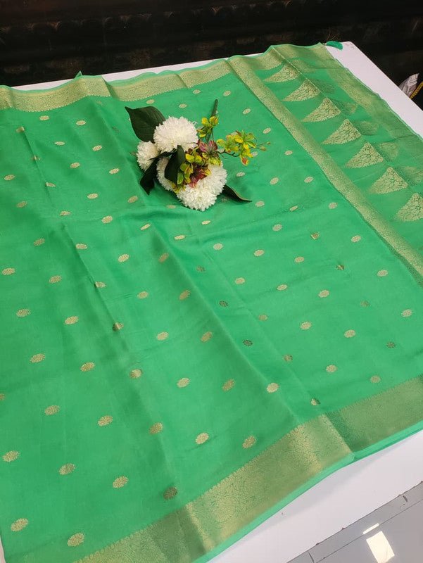 Mysore Silk Inspired Saree for |Party & Festive Wear| MYP16 - Sri Sakthi Pugazh Tex - Mysore Silk