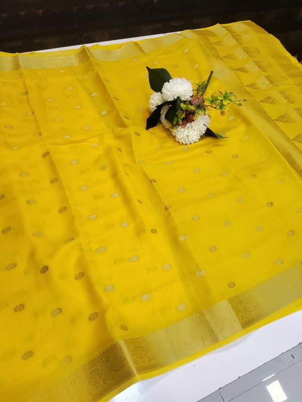 Mysore Silk Inspired Saree for |Party & Festive Wear| MYP17 - Sri Sakthi Pugazh Tex - Mysore Silk