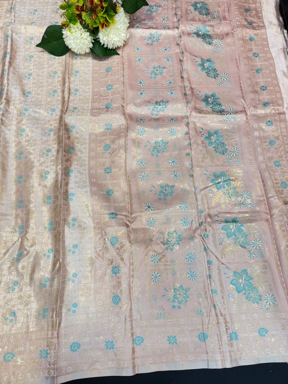 Nangai Satin Soft Saree with |Jacquard Blouse| PNG21 - Sri Sakthi Pugazh Tex - Nangai Saree