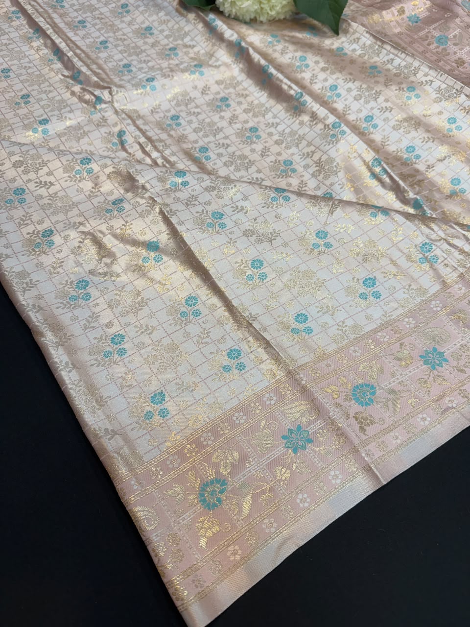 Nangai Satin Soft Saree with |Jacquard Blouse| PNG21 - Sri Sakthi Pugazh Tex - Nangai Saree