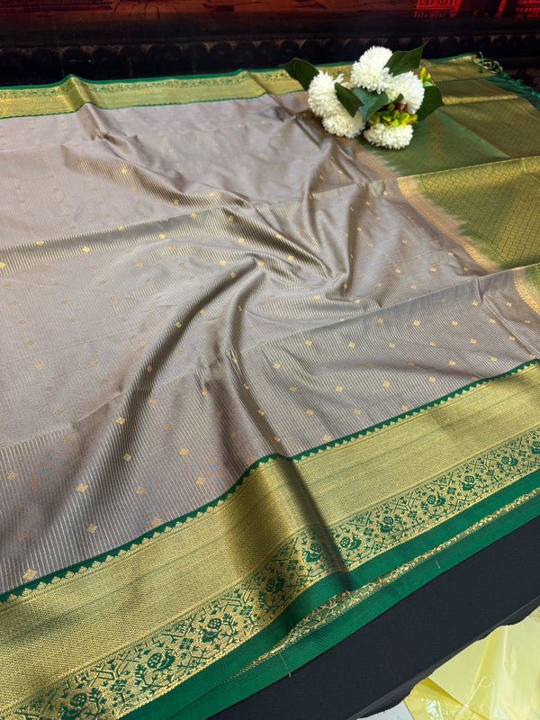 Offer Semi Silk Mild Damage Saree for Party Wear