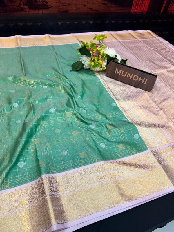 Offer Semi Silk | Mild Damage Saree | FF158 - Sri Sakthi Pugazh Tex - Semi Silk