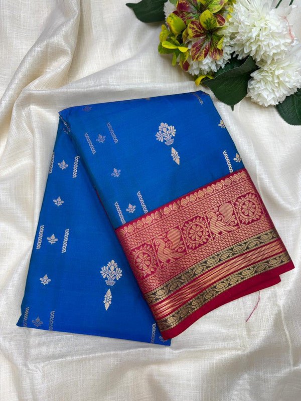 Offer Semi Silk | Mild Damage Saree | FF193 - Sri Sakthi Pugazh Tex - Semi Silk