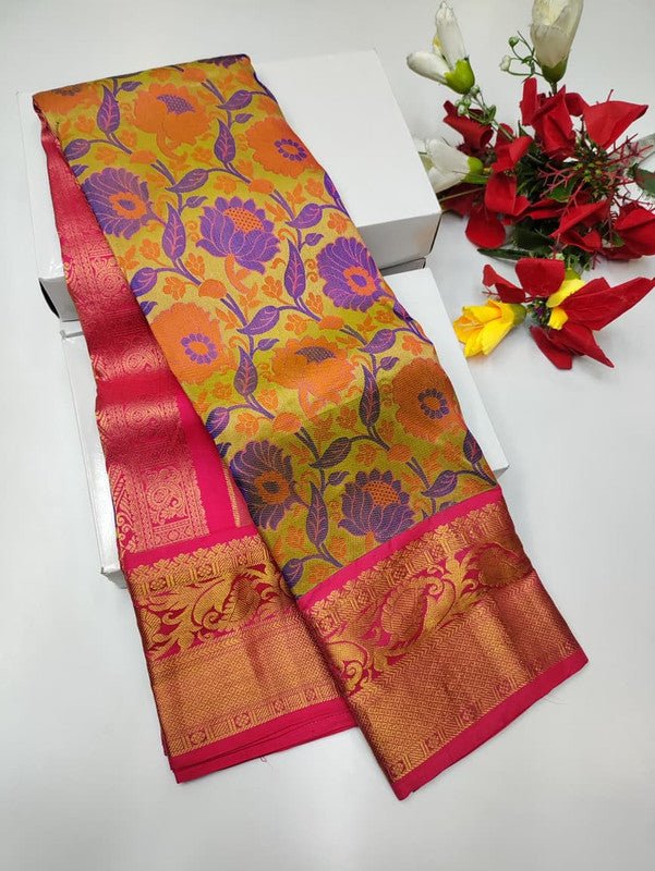 Offer Semi Silk Saree MXG65