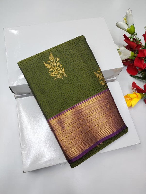 Offer Semi Silk Saree MXG73