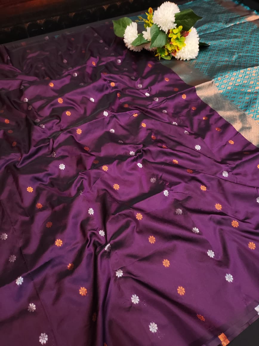Padhumai Zari Soft Silk Saree for |Party & Festival Wear| P06 - Sri Sakthi Pugazh Tex - Padhumai Soft Silk