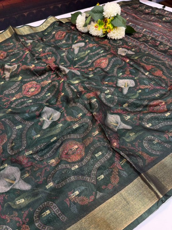 Preethi Fancy Printed Saree in premium fancy fabric for party wear