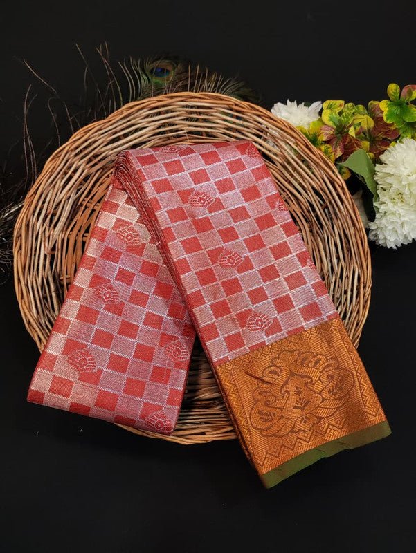 Premium Poontamil Tissue Saree in soft silk for party wear