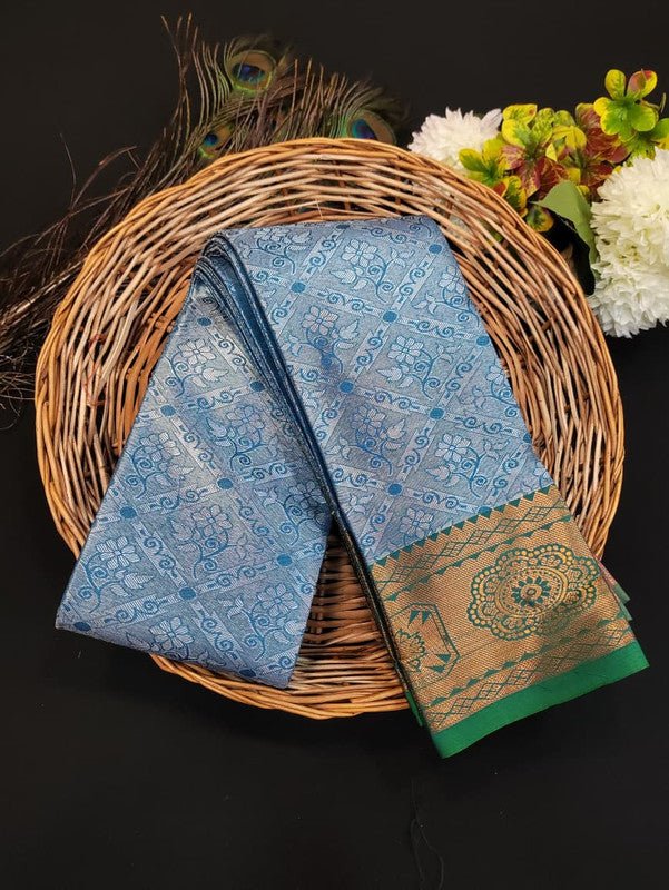 Premium Poontamil Tissue Saree in soft silk for party wear