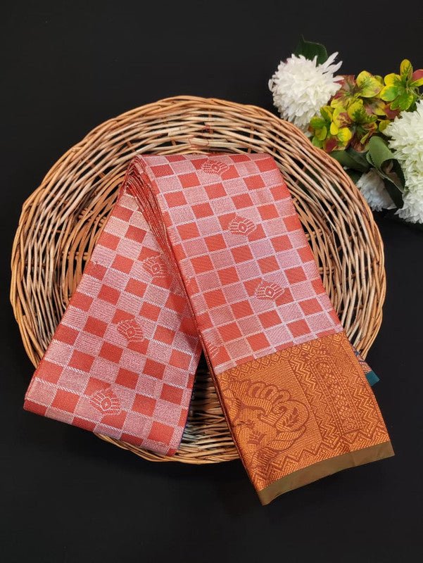 Premium Poontamil Tissue Saree in soft silk for party wear