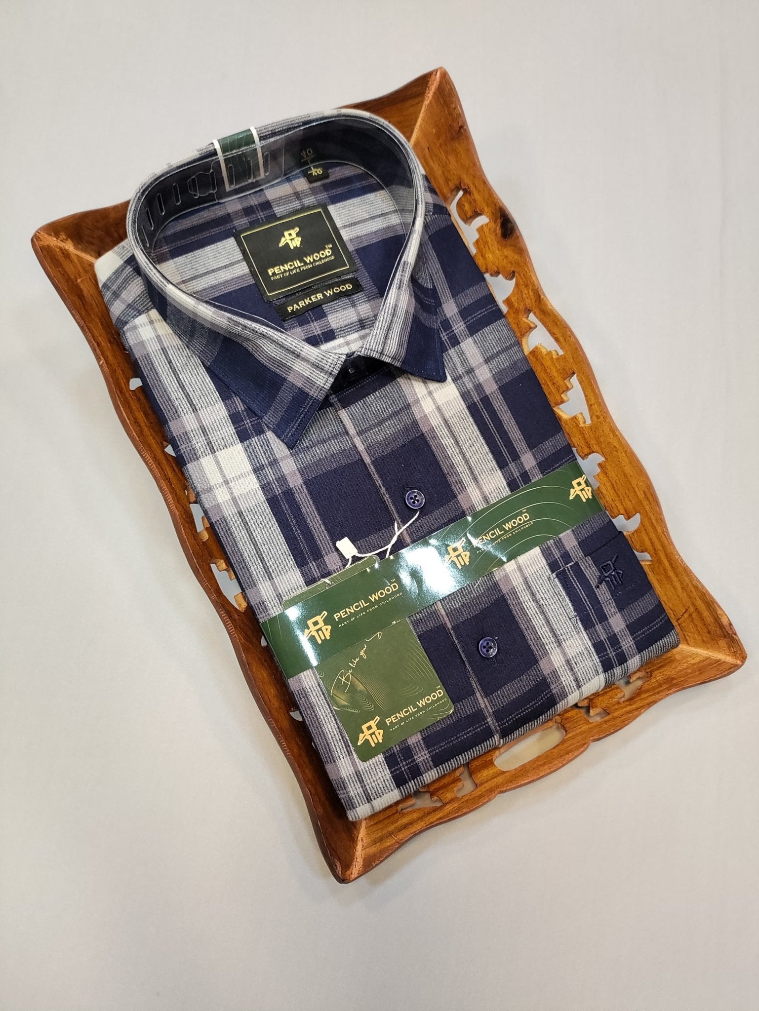 Casual premium cotton checked shirt for men in India