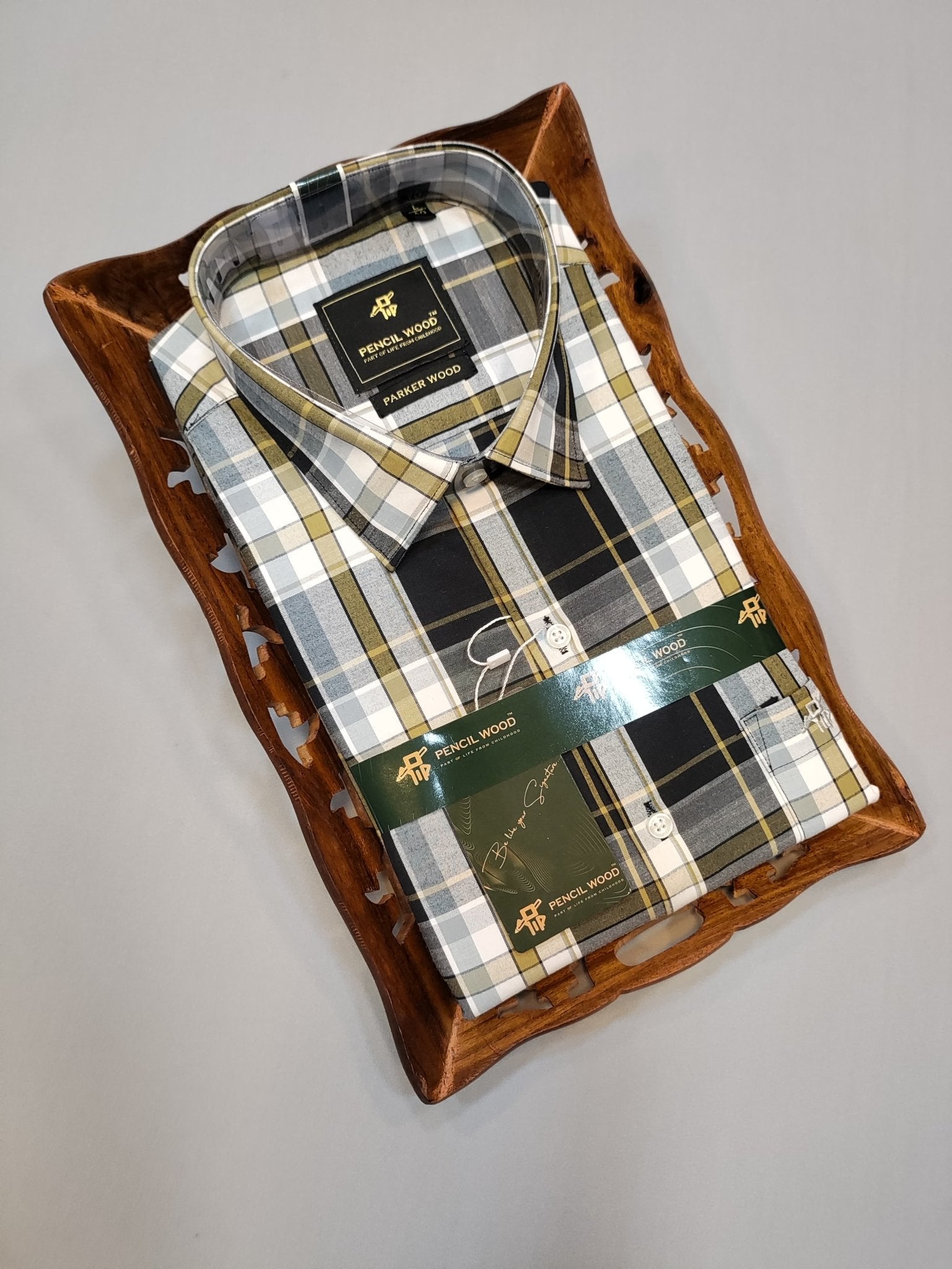 Premium Cotton Checked Shirt for Men suitable for office wear