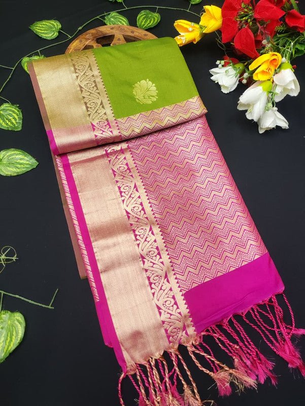Priyanka Semi Pattu Saree LSP150 - Sri Sakthi Pugazh Tex - Semi Silk