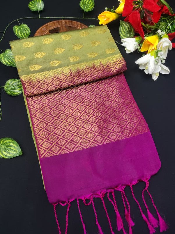 Priyanka Semi Pattu Saree LSP444 - Sri Sakthi Pugazh Tex - Semi Silk