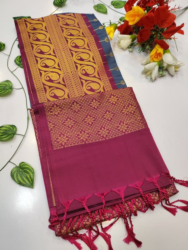 Priyanka Semi Pattu Saree LSP478 - Sri Sakthi Pugazh Tex - Semi Silk